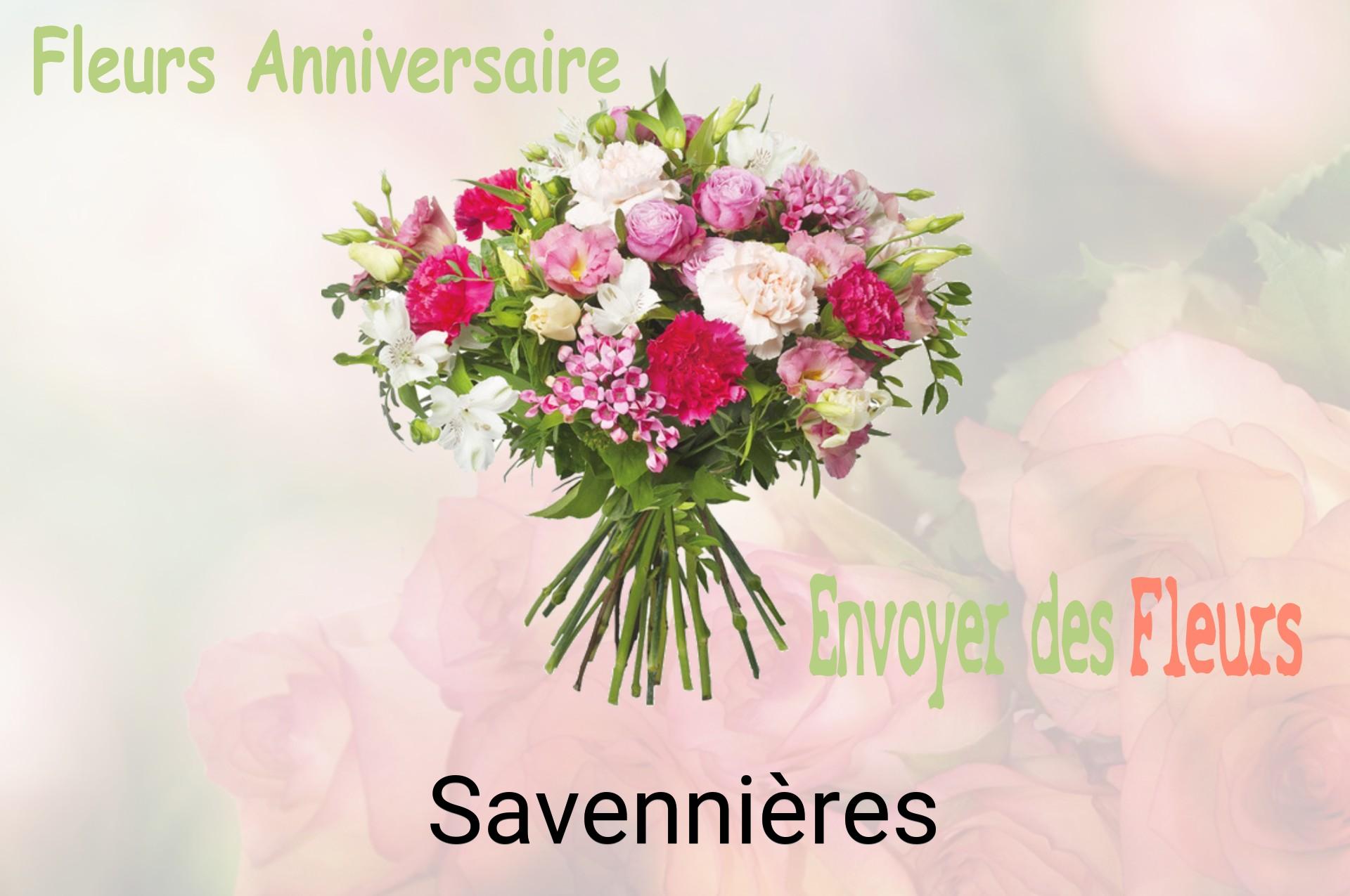 Bouquet de fleurs d’anniversaire livré à Savennières